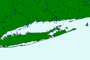 Location of CERC cores shown in relationship to Long Island Sound area