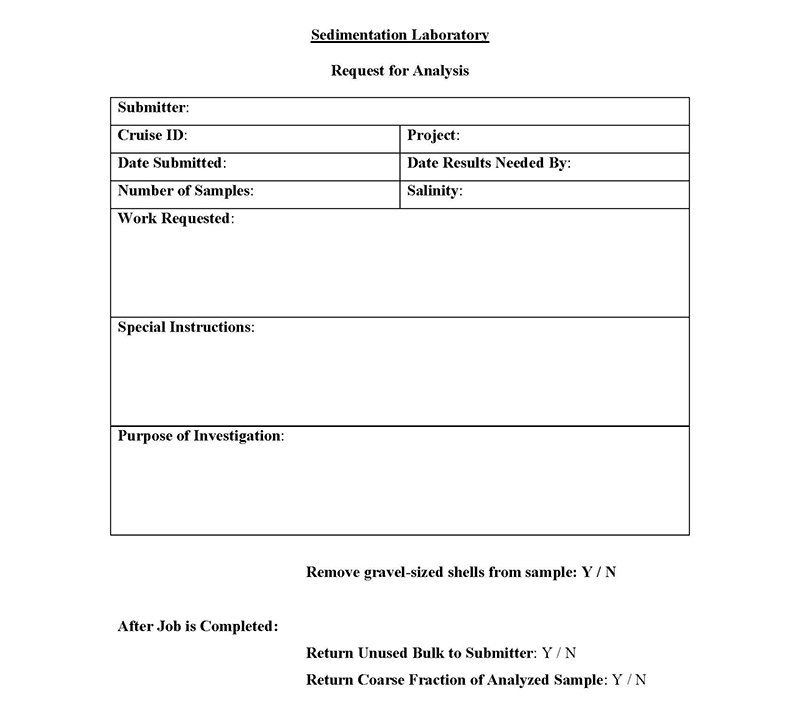supply form sample request