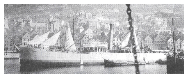 Figure 26. Picture of the Volund, a steamer that sank in 1908 (Kimball, 2003).