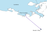 Figure 1. Cruise Location in the northern Gulf of Mexico. 