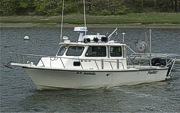 Figure 7: Port-side view of the USGS research vessel R/V RAFAEL.