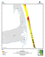 Map Showing Distribution of Surficial Sediment off Eastern Cape Cod, Massachusetts.
