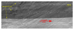 Figure 26. Detailed planar view of the sidescan-sonar mosaic produced during NOAA survey H11079 showing the current-swept appearance that characterizes much of the eastern part of the study area.