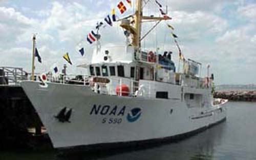 Figure 5. Photo of NOAA Ship RUDE (Courtesy of NOAA). 