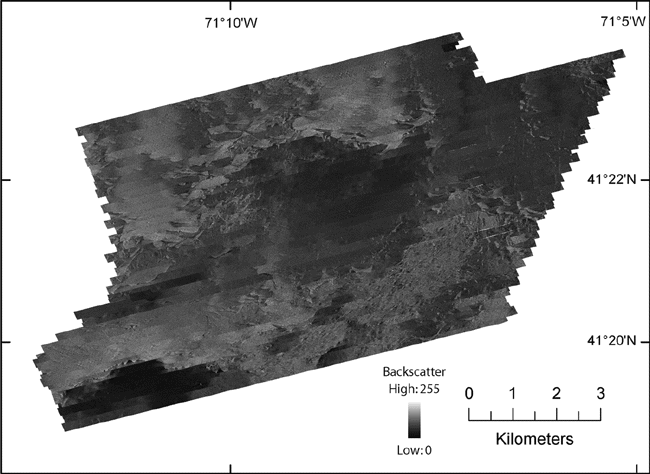 Figure 7. Sidescan-sonar imagery of NOAA Survey H11320. 