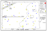 Figure 16.  Geological interpretation of the sea-floor bathymetry from survey H11252 west of Six Mile Reef.