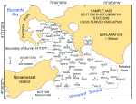 Figure 12. Map showing the locations of stations used to verify the acoustic data with bottom sampling and photography during the November 2007 Rafael 07034 cruise.