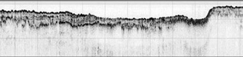 Image of sample seismic sub-bottom profile.